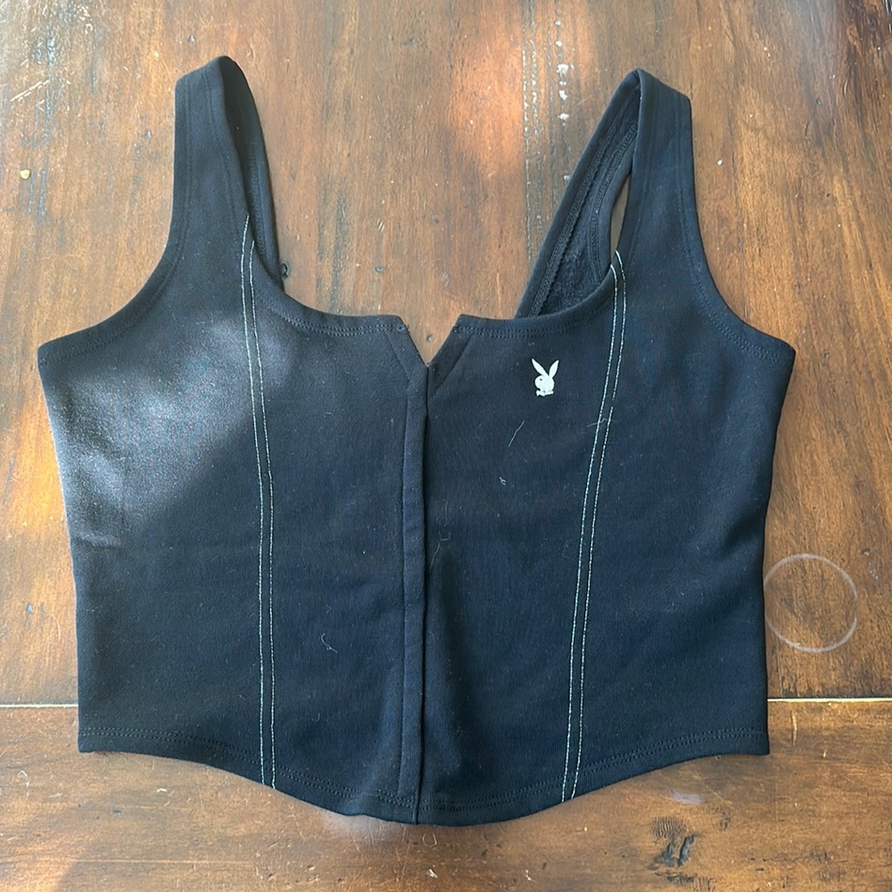 Playboy Black Corset Top